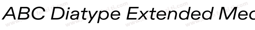 ABC Diatype Extended Medium Unlice字体转换